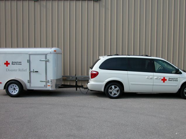 matching van and trailer